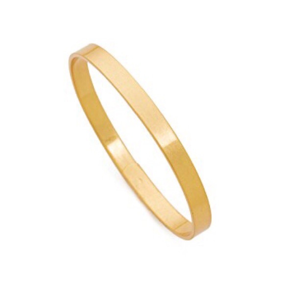 18K Gold Plated Glider Bangle Bracelet - Picture 3 of 6